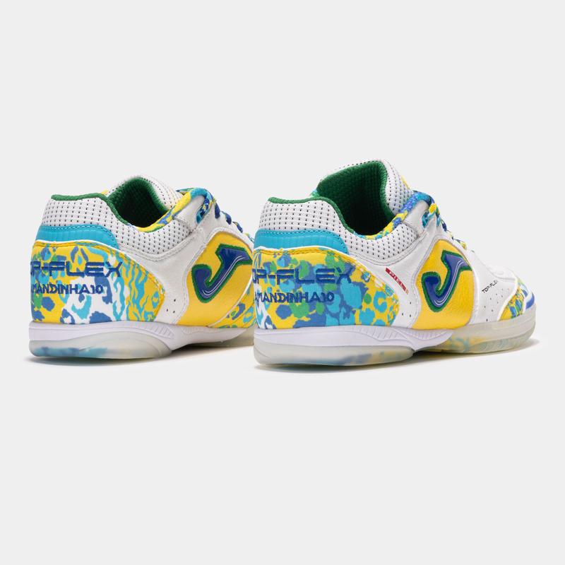 Chuteira Futsal Joma Top Flex Amandinha 10 Branco - Chuteira